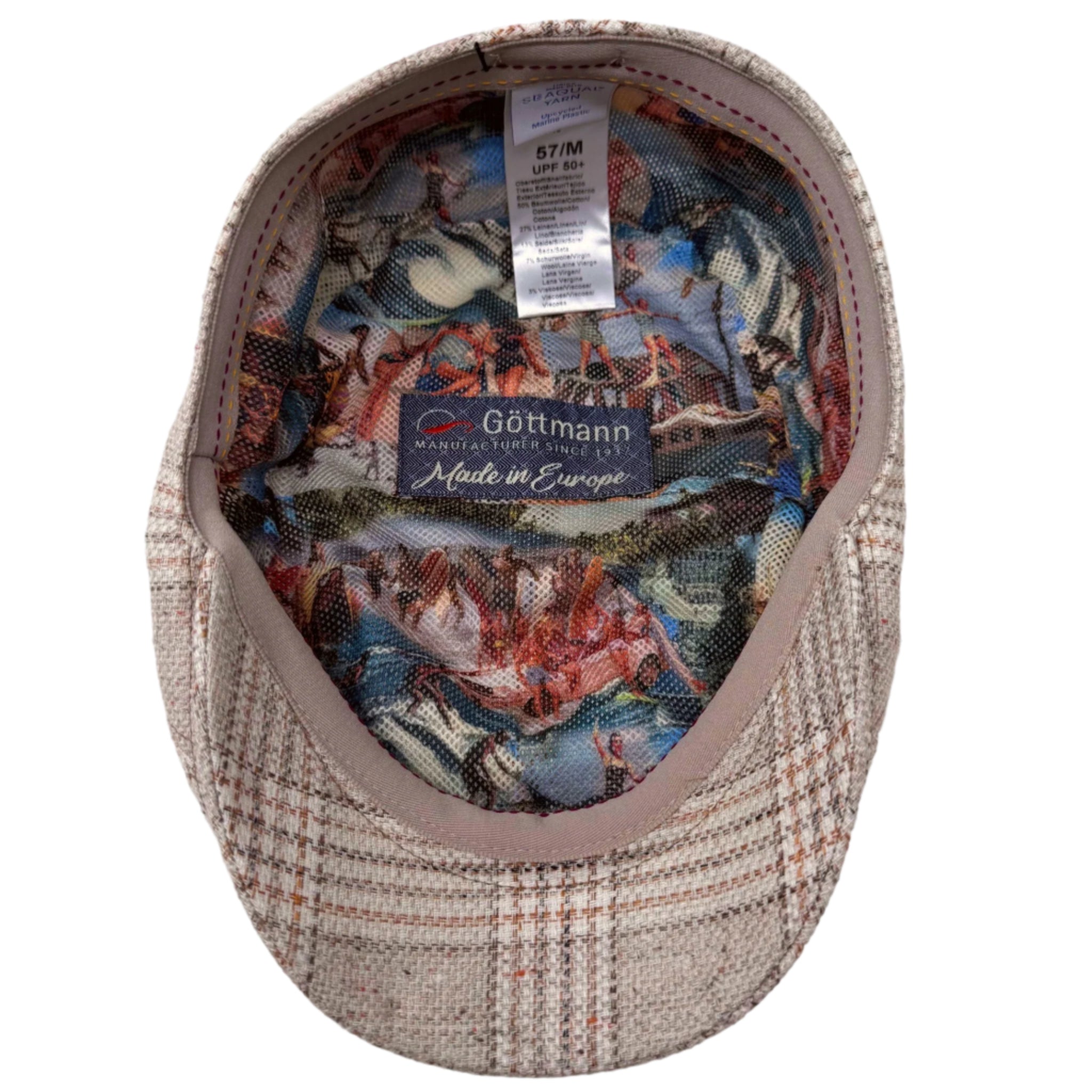 Jackson Linen w/ Silk Driving Cap