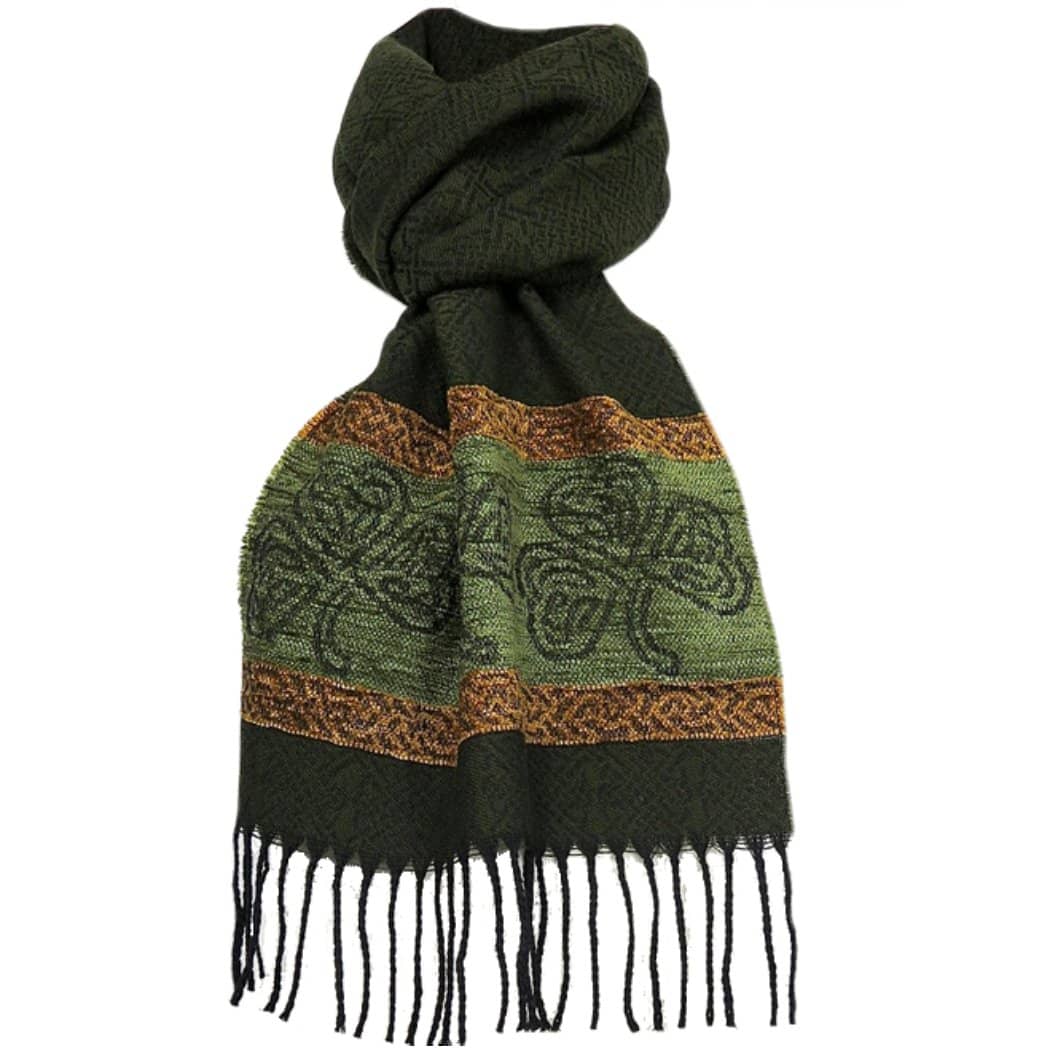 Handmade Scottish Scarf | Wool & Chenille Blend