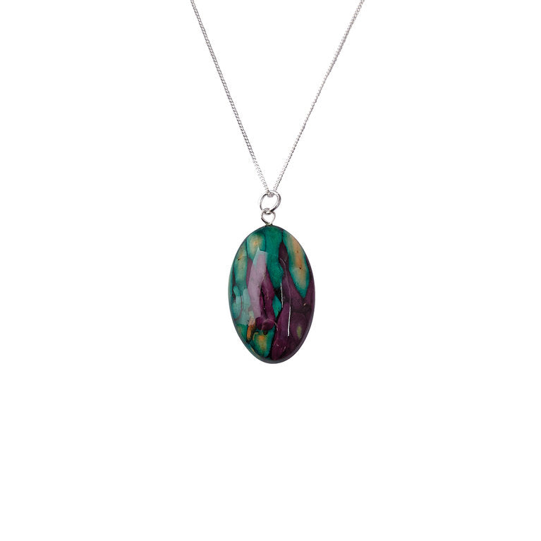 Heathergems Oval Heather Pendant
