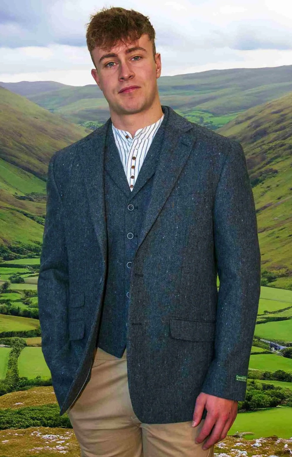 Herringbone Wool Blend Tweed Jacket [7 Colors]