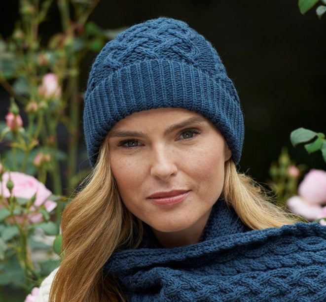 Aran Trellis Knit Beanie | Unisex [3 Colors]