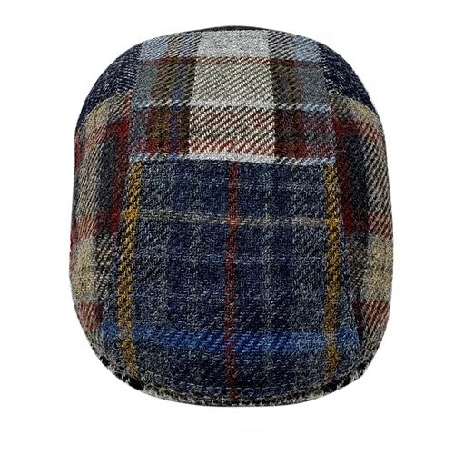 Baxter Patchwork Wool Driving Cap