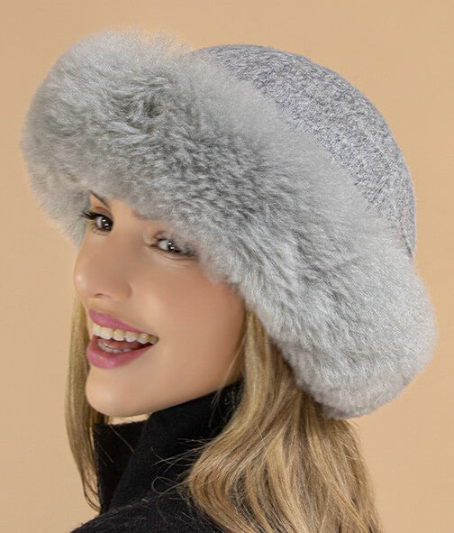 Premium Alpaca Fur Cloche Hat [5 Colors]