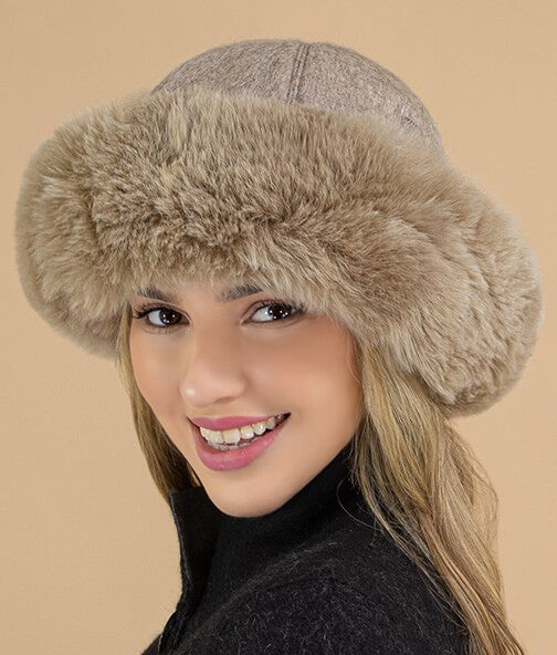 Premium Alpaca Fur Cloche Hat [5 Colors]