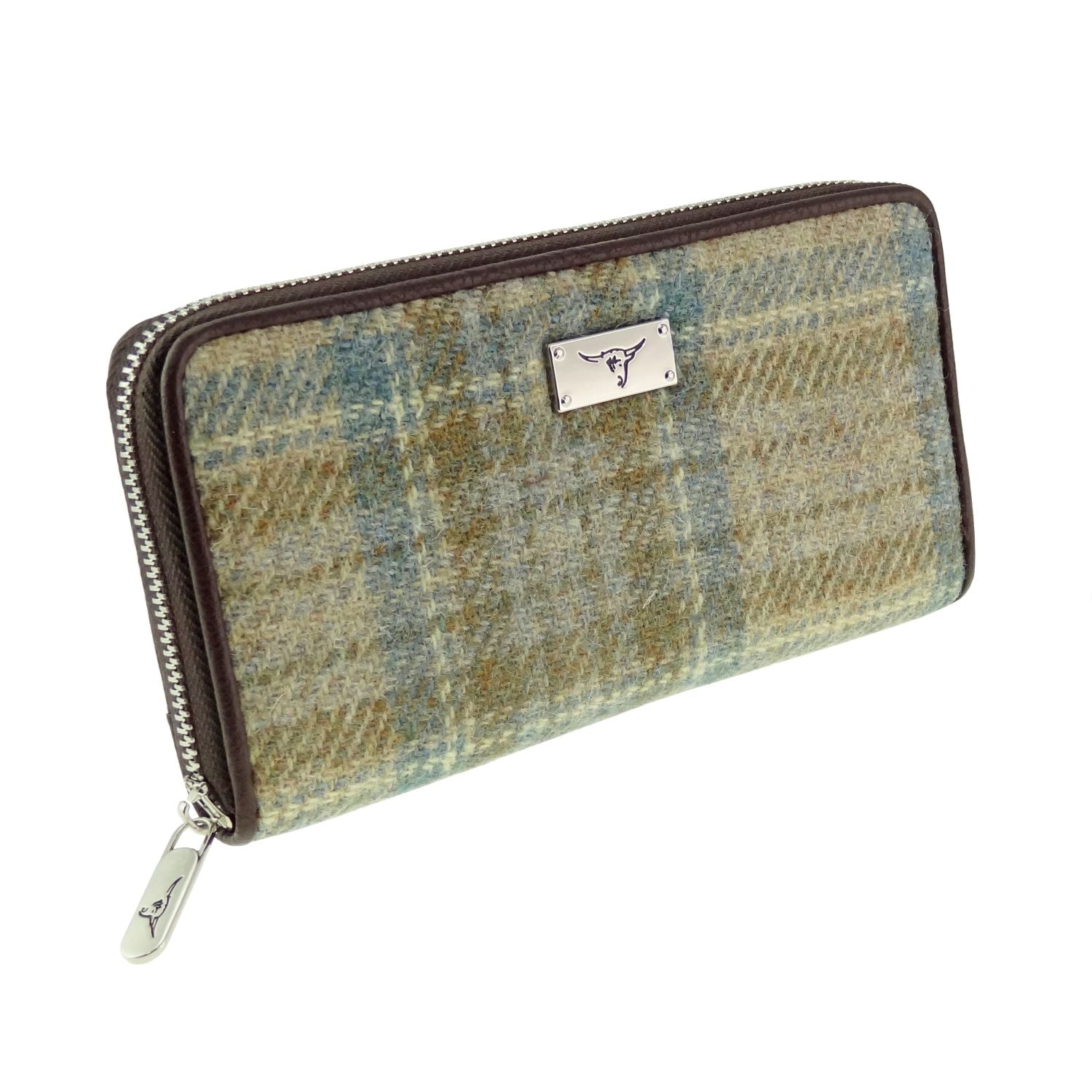 Harris Tweed Long Zip Wallet [29 Colors]