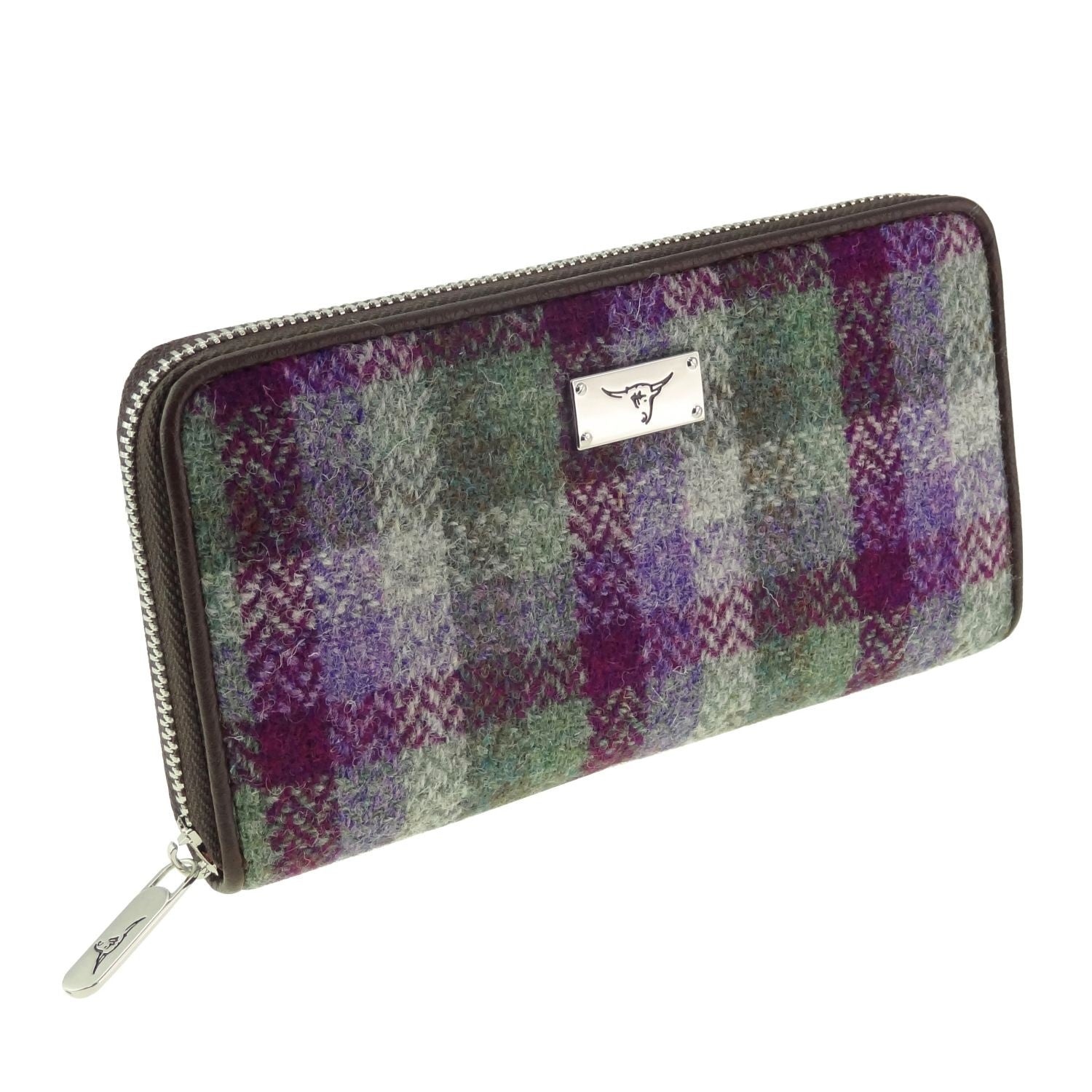 Harris Tweed Long Zip Wallet [29 Colors]
