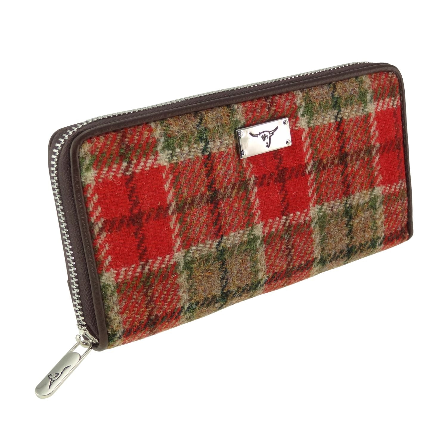 Harris Tweed Long Zip Wallet [29 Colors]