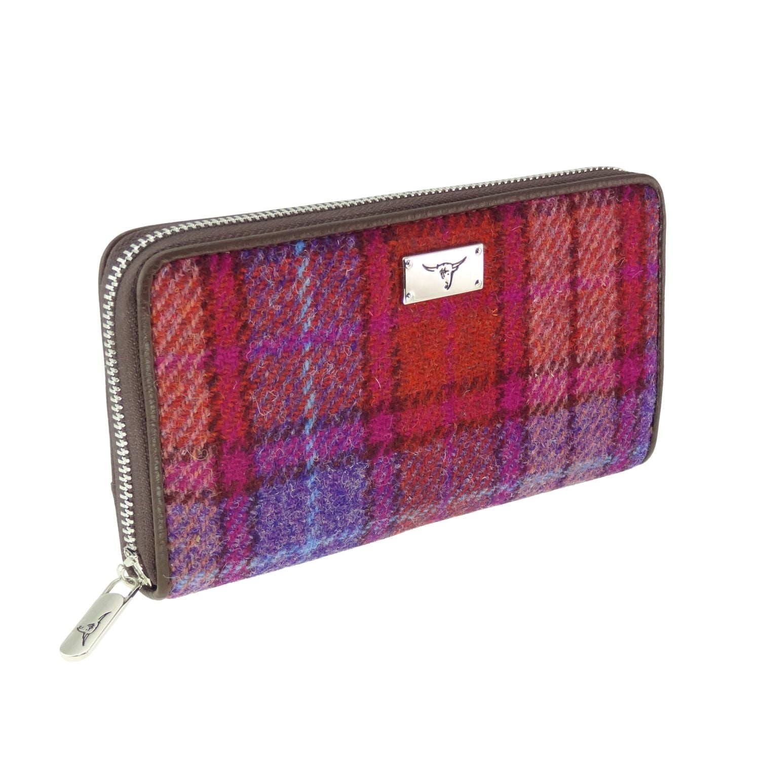 Harris Tweed Long Zip Wallet [29 Colors]