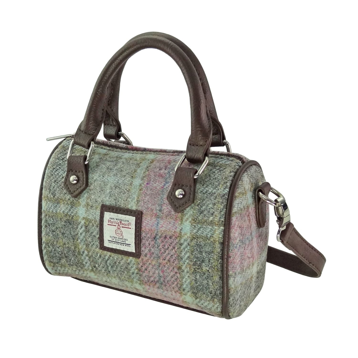 Harris Tweed Mini Bowling Handbag [17 Colors]