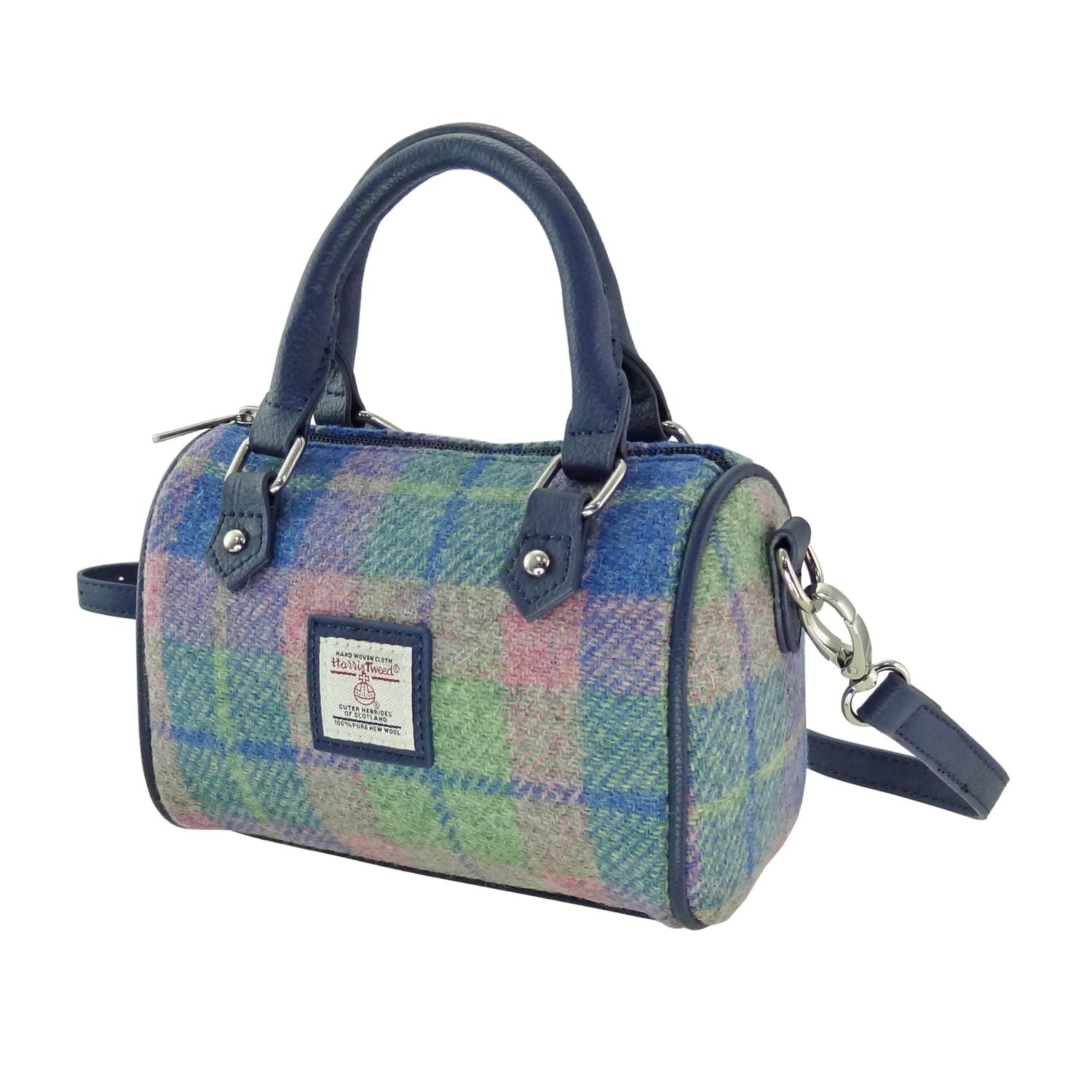 Harris Tweed Mini Bowling Handbag [17 Colors]