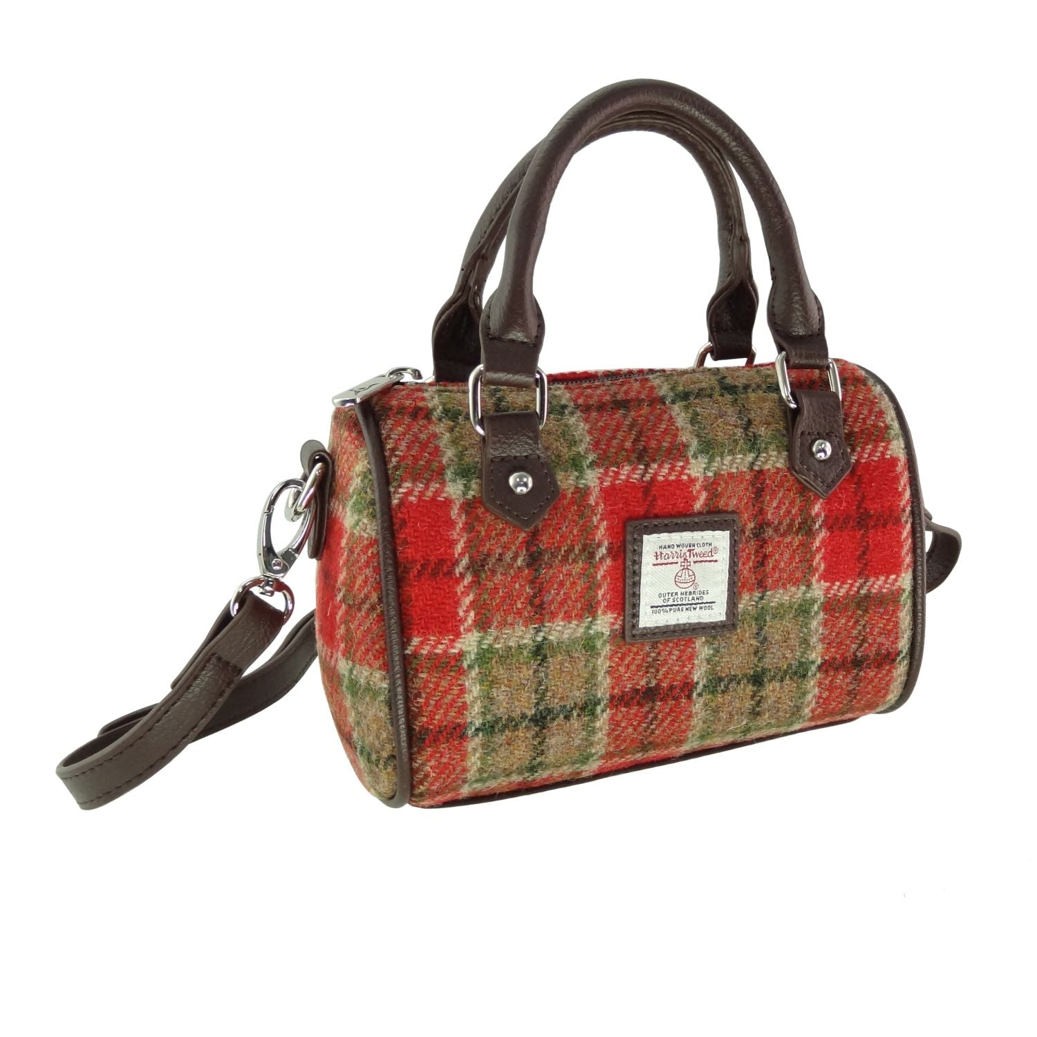 Harris Tweed Mini Bowling Handbag [17 Colors]