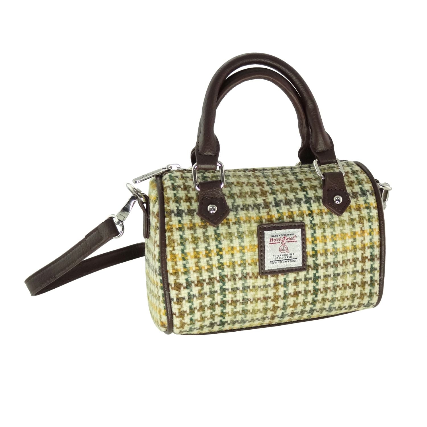 Harris Tweed Mini Bowling Handbag [17 Colors]