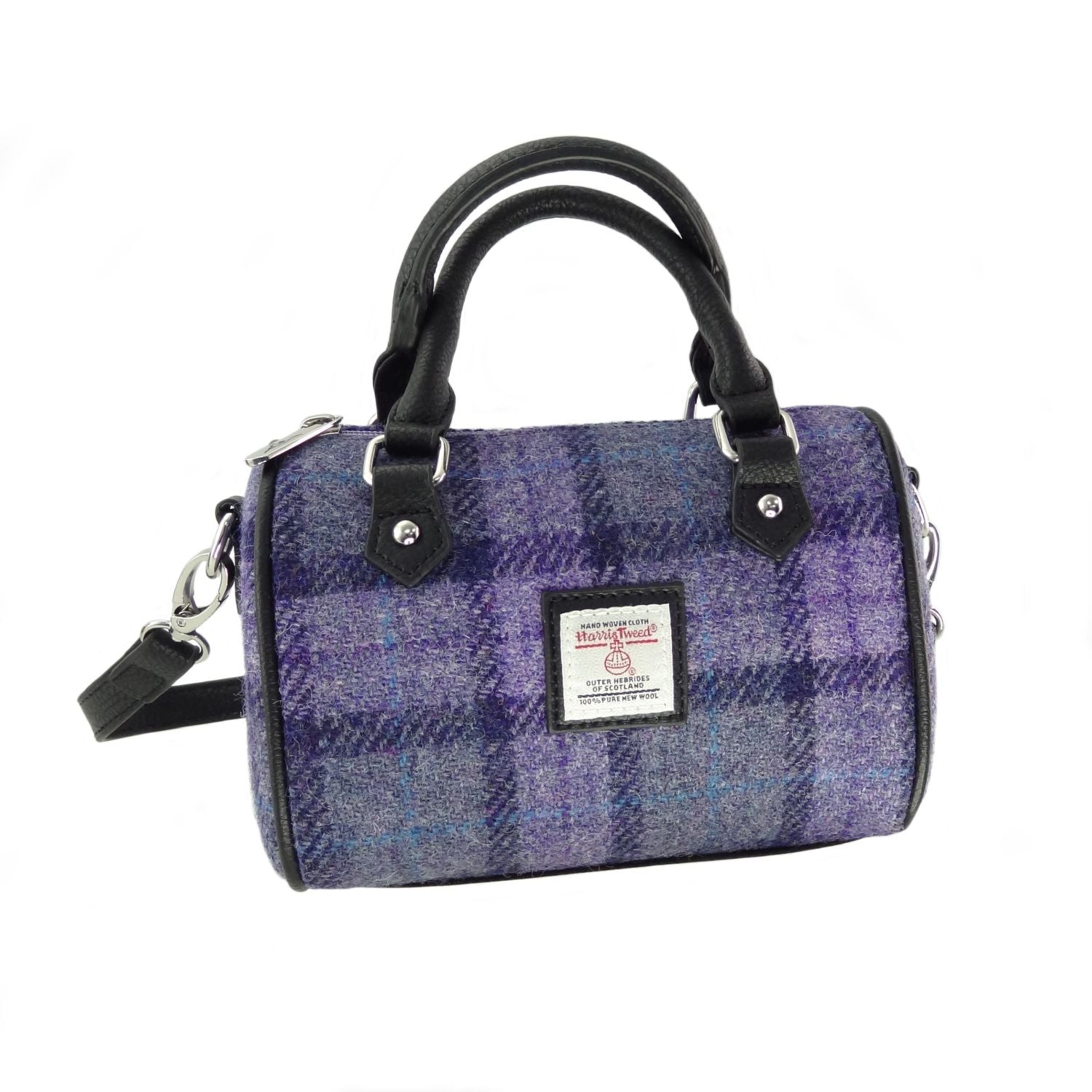 Harris Tweed Mini Bowling Handbag [17 Colors]