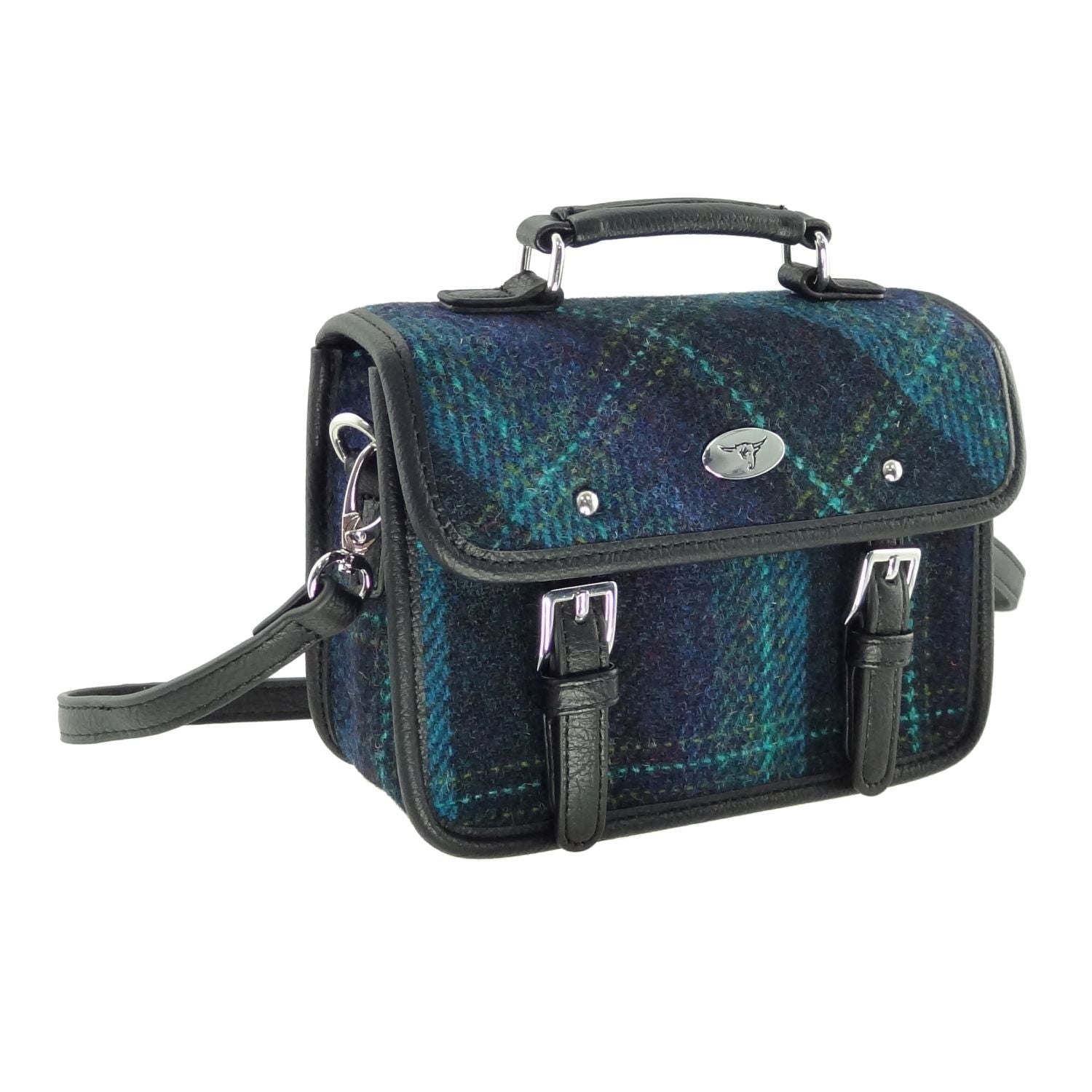 Bervie Harris Tweed Mini Satchel [11 Colors]