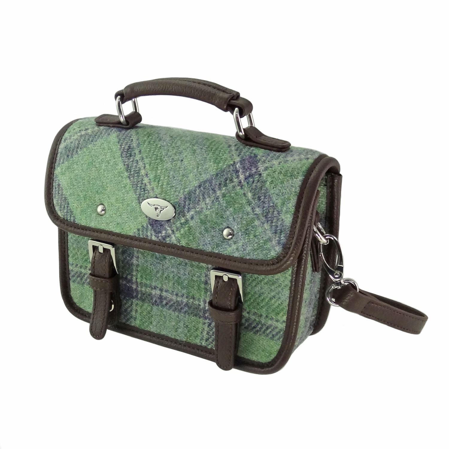 Bervie Harris Tweed Mini Satchel [11 Colors]