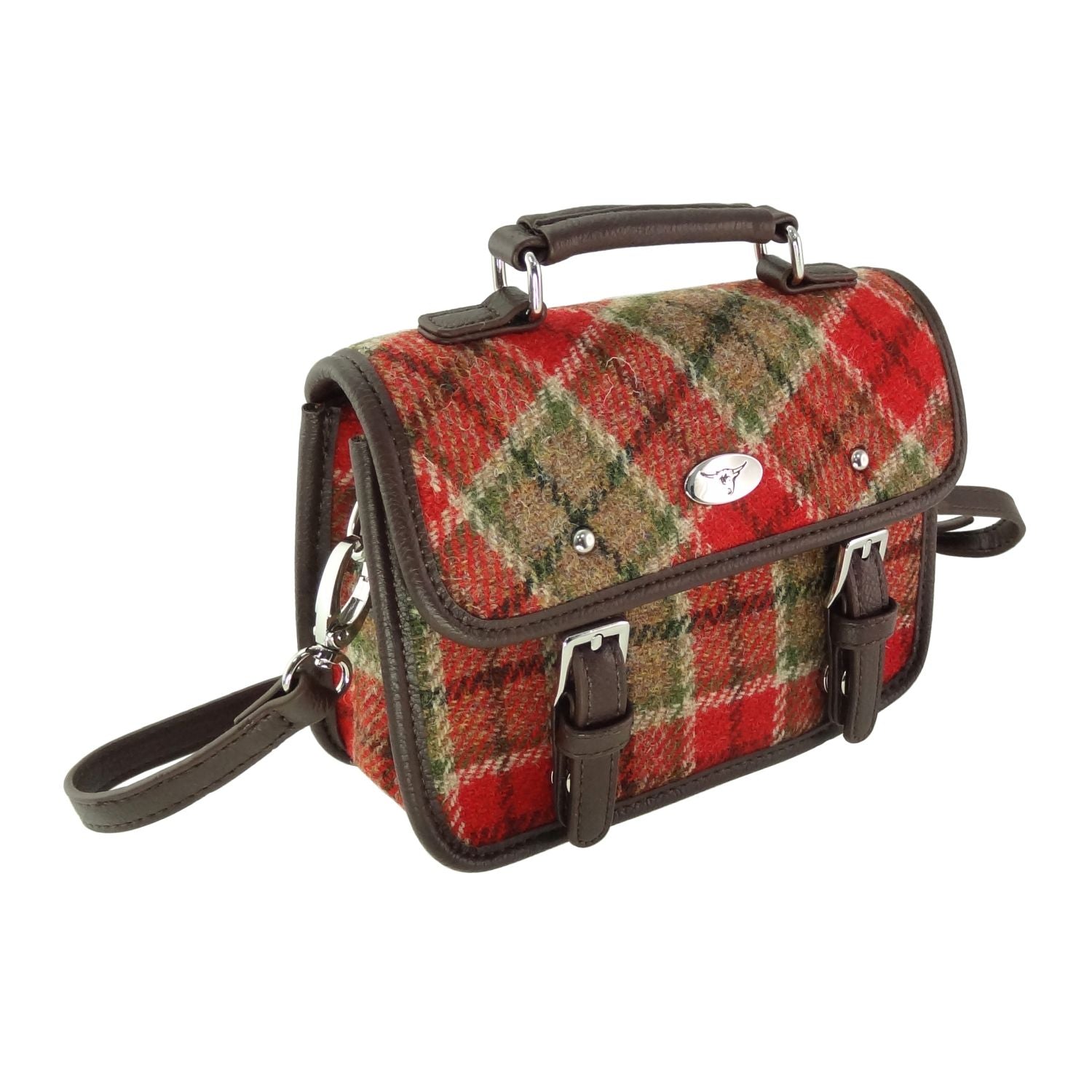 Bervie Harris Tweed Mini Satchel [11 Colors]
