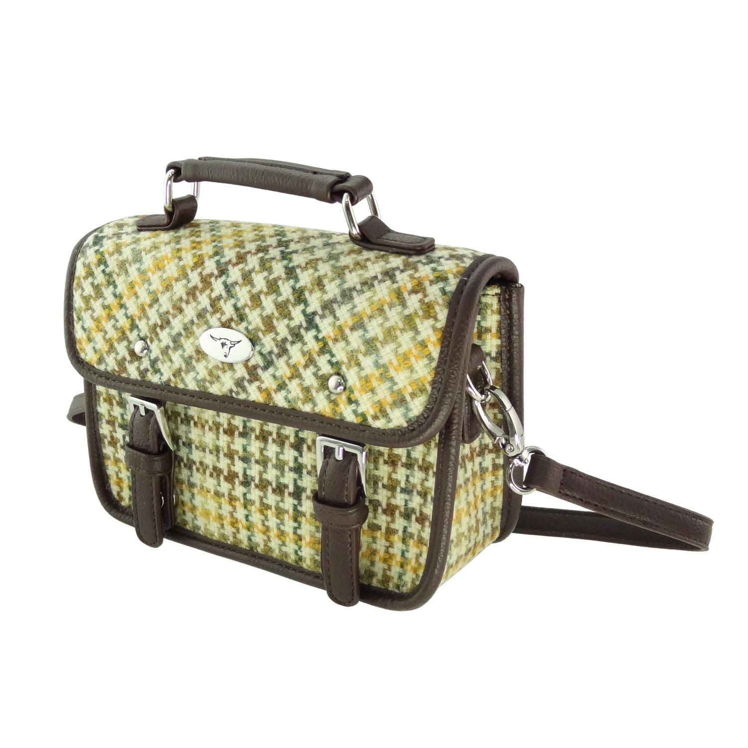 Bervie Harris Tweed Mini Satchel [11 Colors]