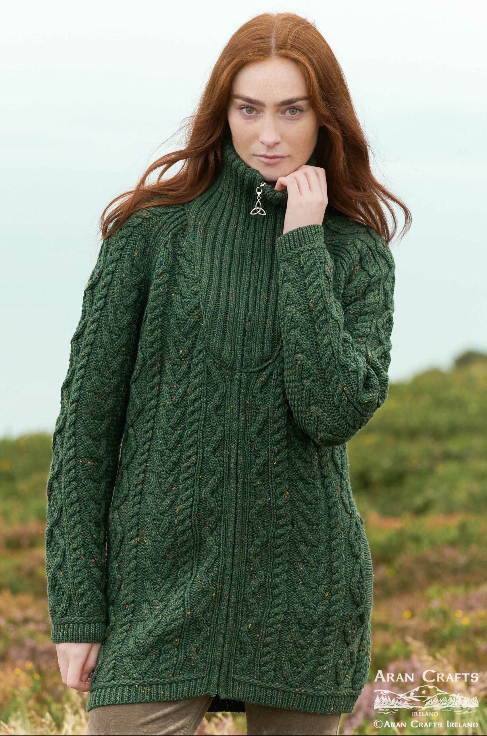 Ventry Troyer Neck Zip Coat