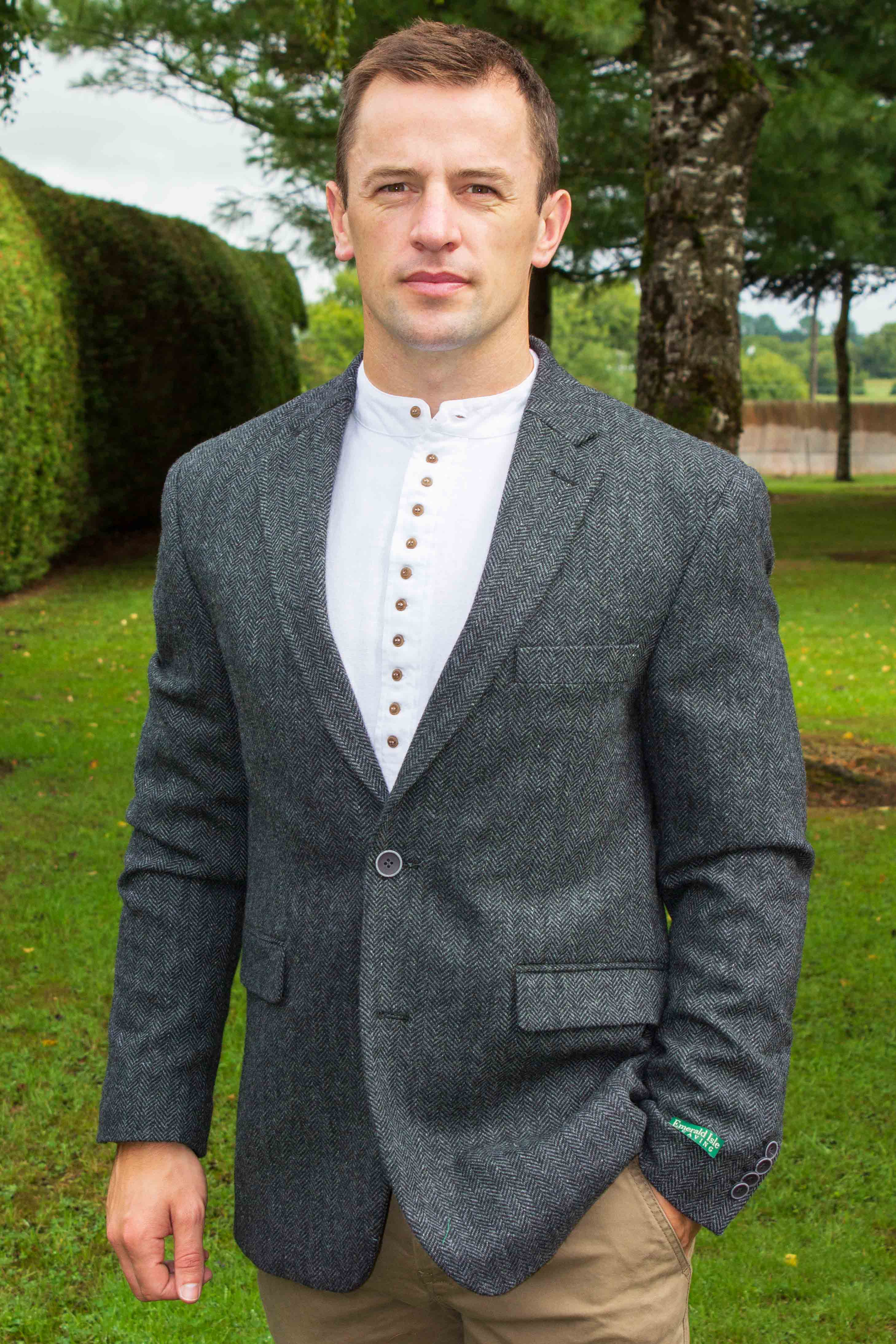 Herringbone Wool Blend Tweed Jacket [7 Colors]