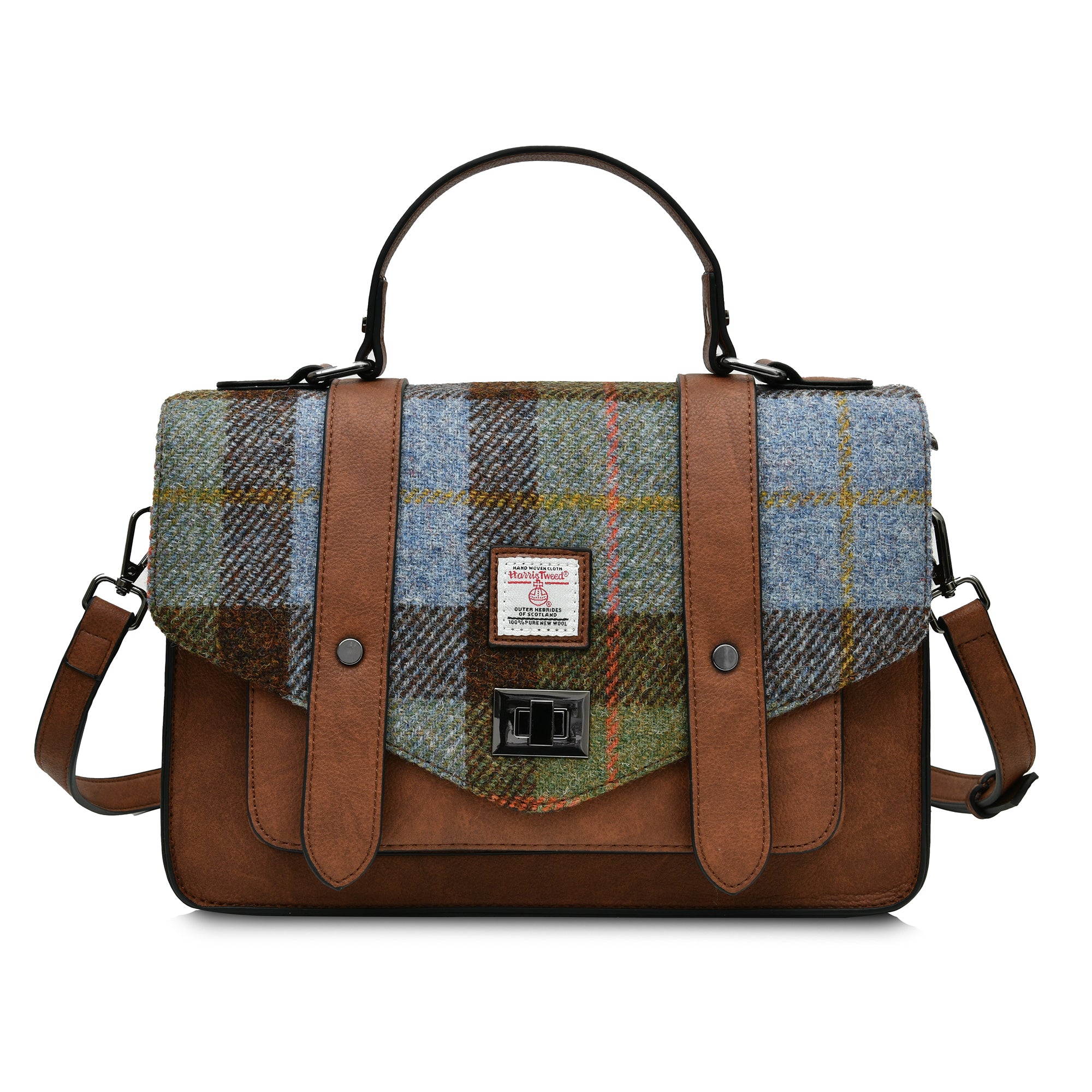 Harris Tweed Large Satchel [6 Colors]