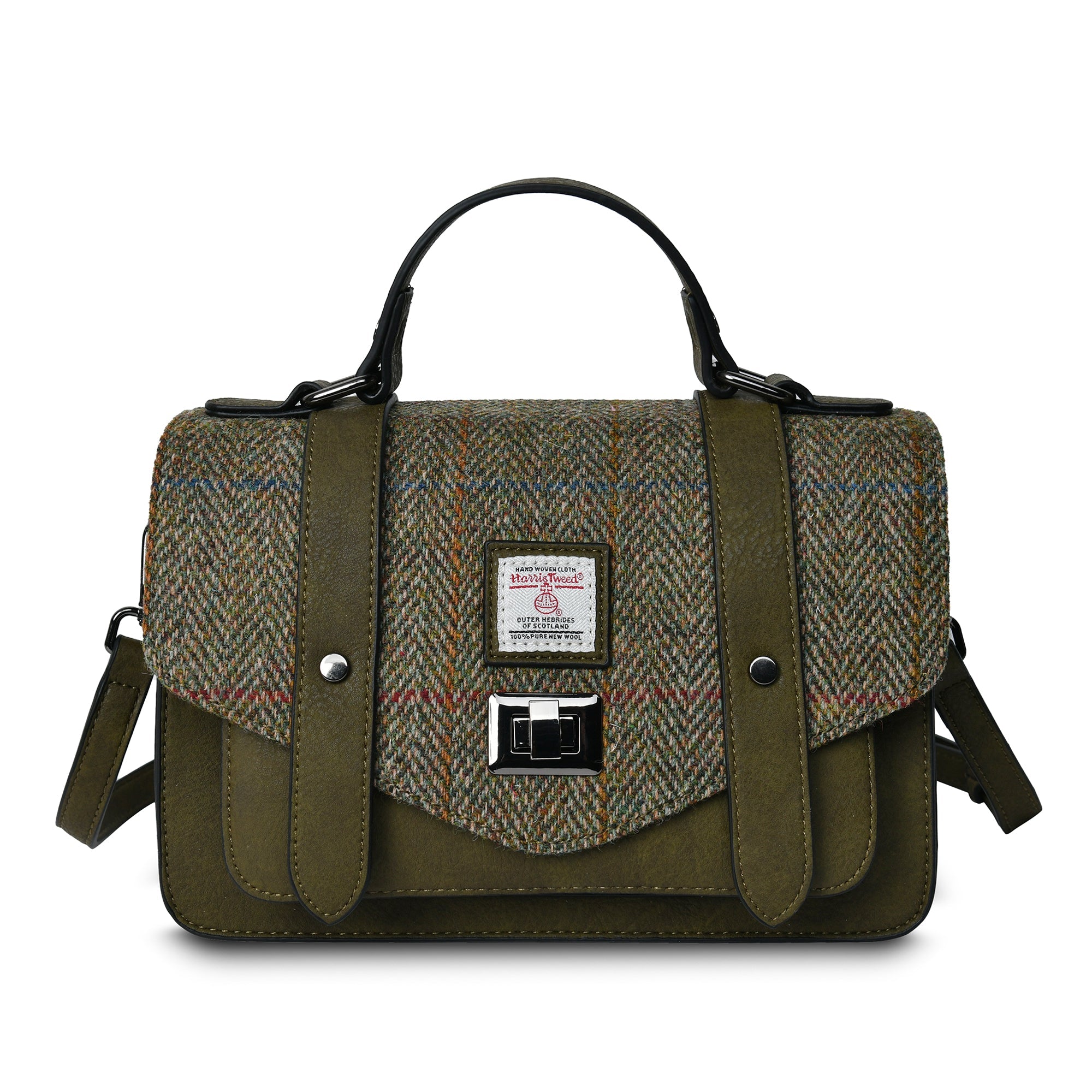 Harris Tweed Large Satchel [6 Colors]