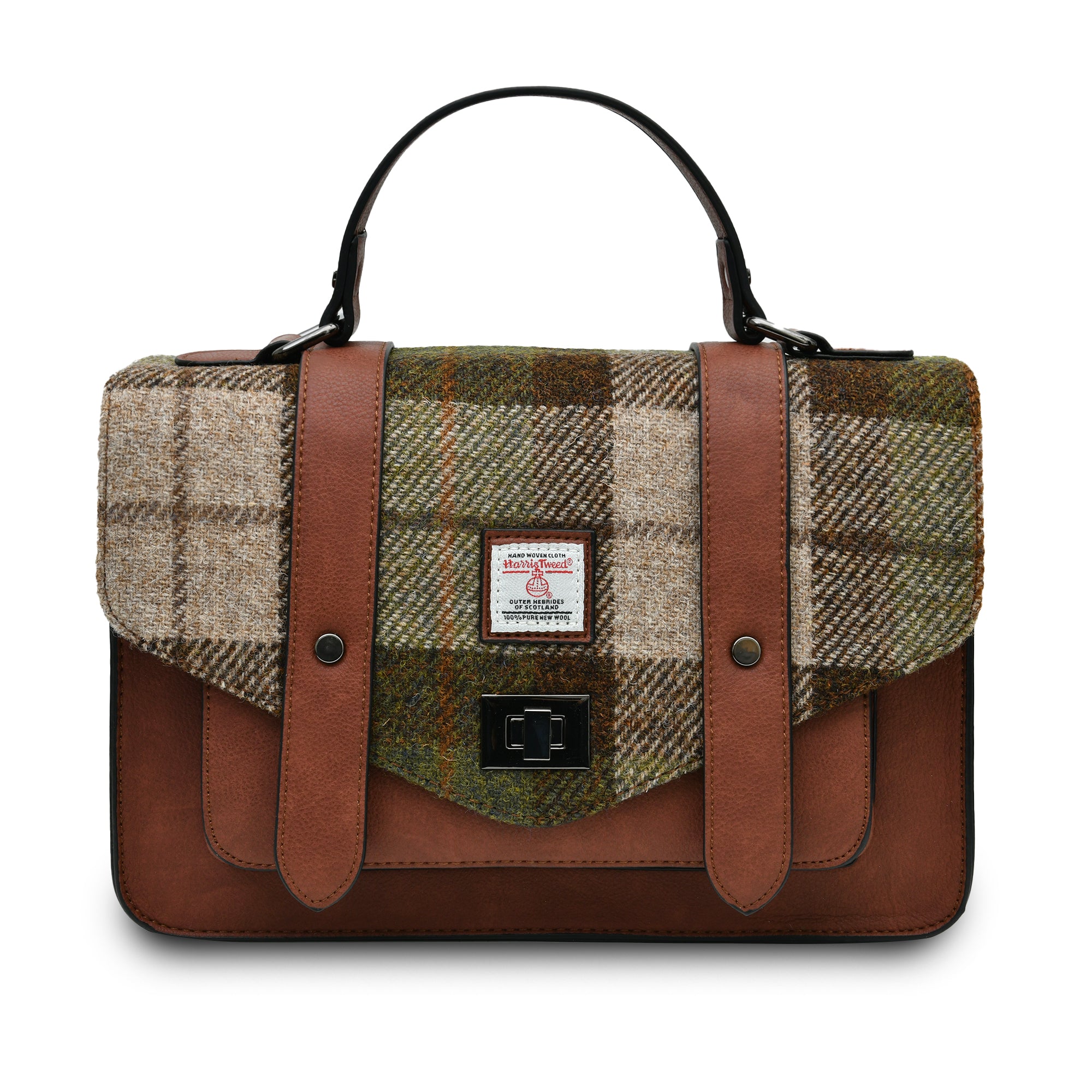 Harris Tweed Large Satchel [6 Colors]