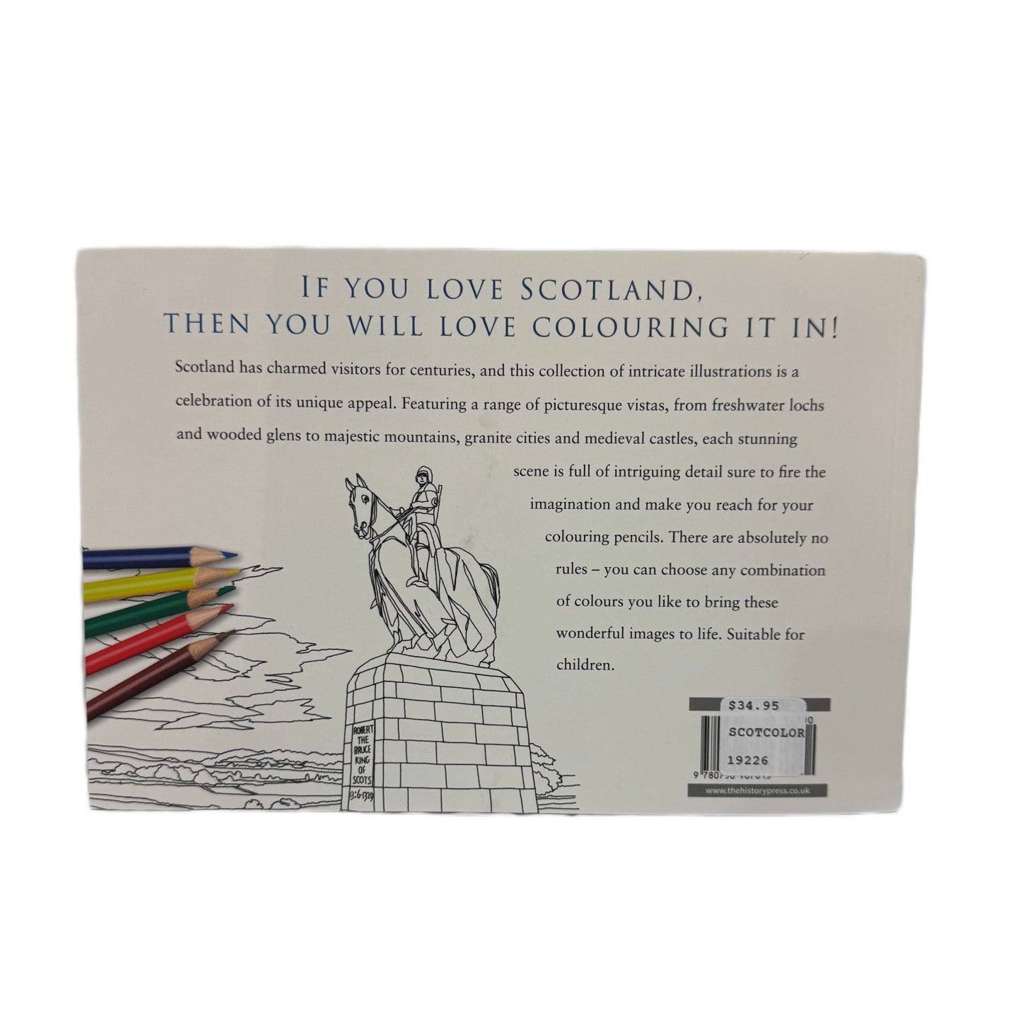 The Scotland Colouring Book