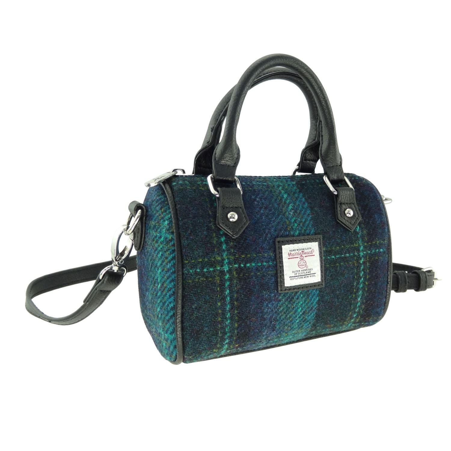Harris Tweed Mini Bowling Handbag [17 Colors]
