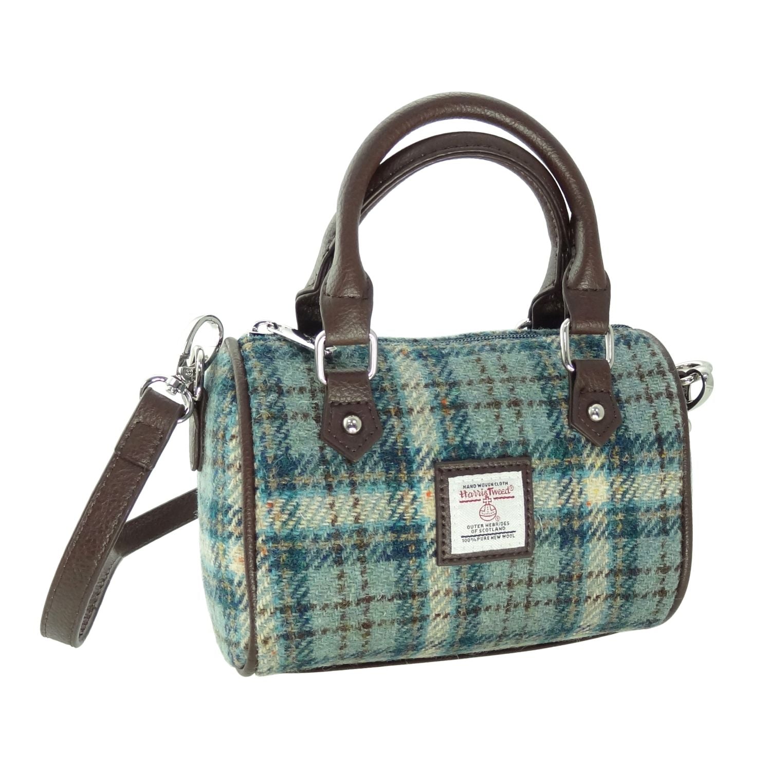Harris Tweed Mini Bowling Handbag [17 Colors]
