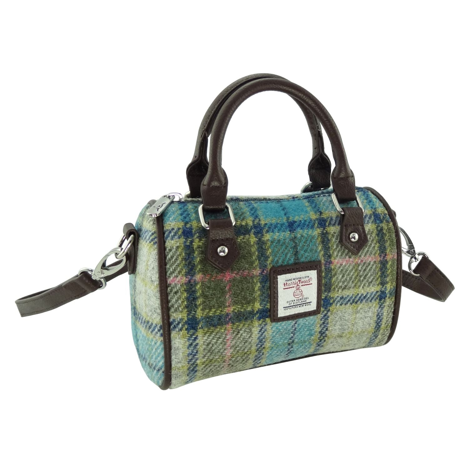 Harris Tweed Mini Bowling Handbag [17 Colors]
