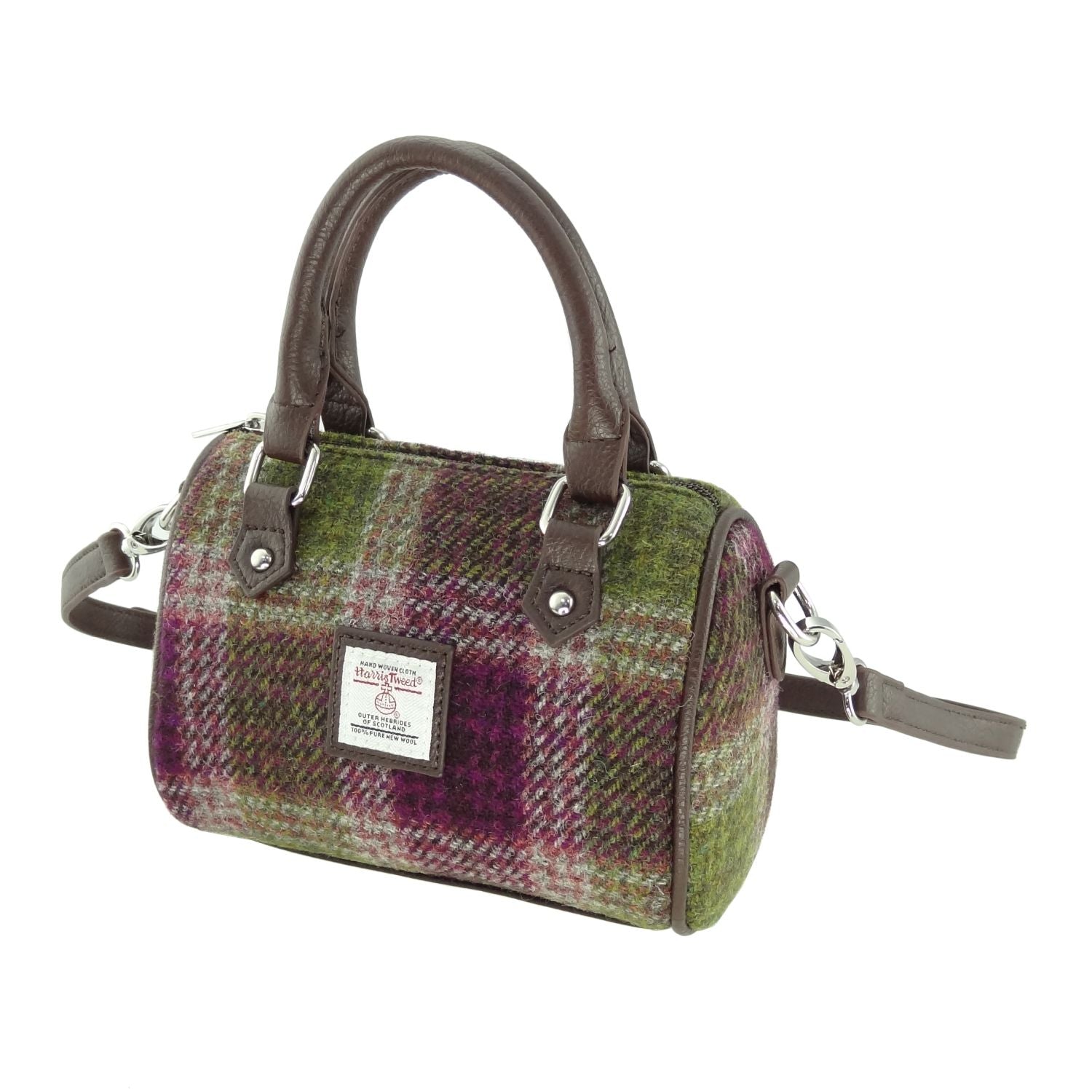 Harris Tweed Mini Bowling Handbag [17 Colors]