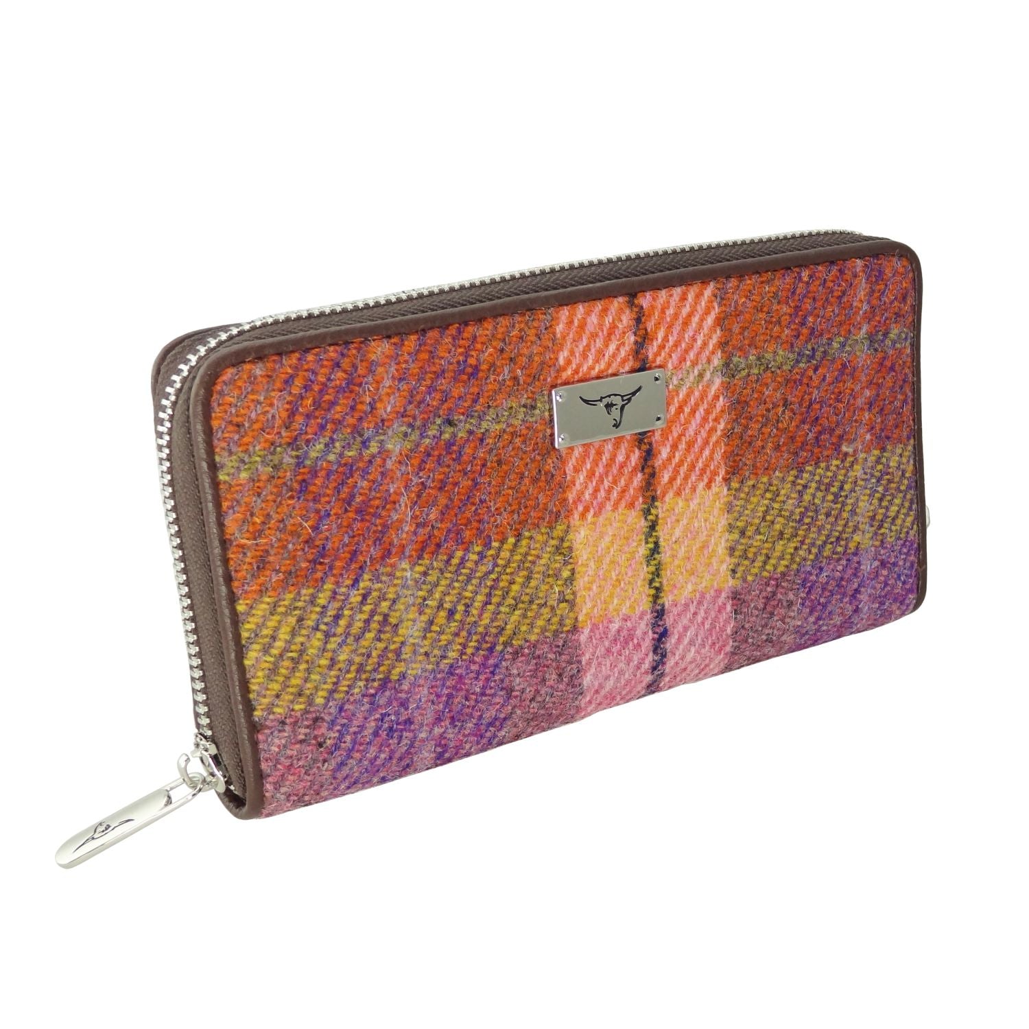 Harris Tweed Long Zip Wallet [29 Colors]