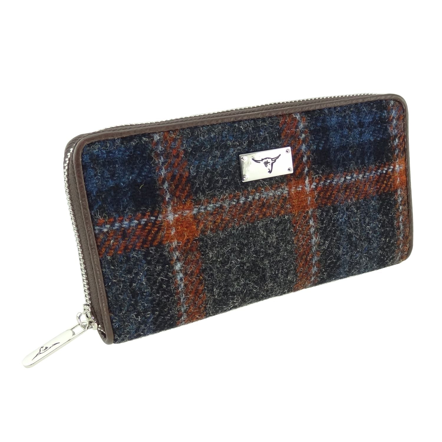 Harris Tweed Long Zip Wallet [29 Colors]