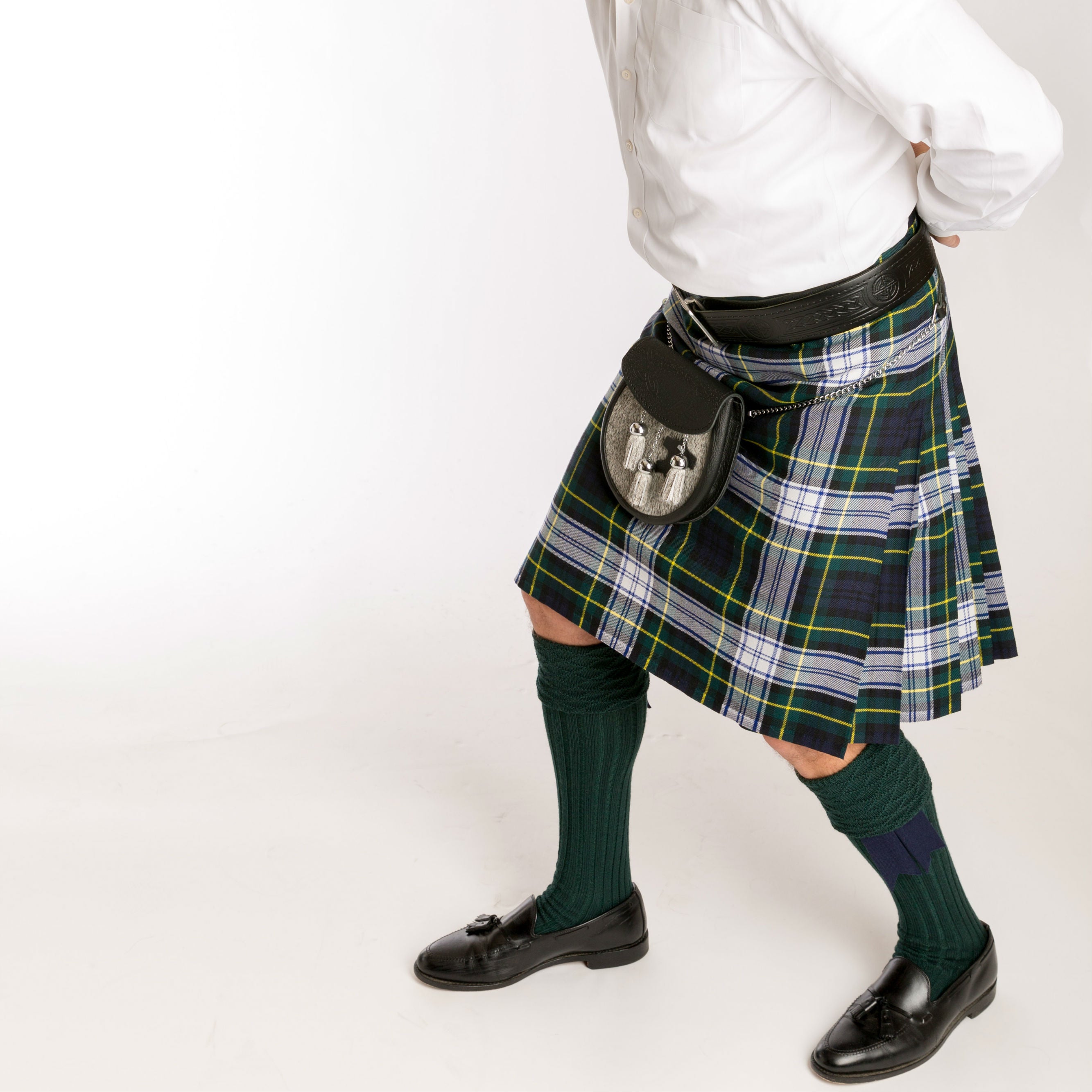 Dress Gordan tartan casual kilt for men