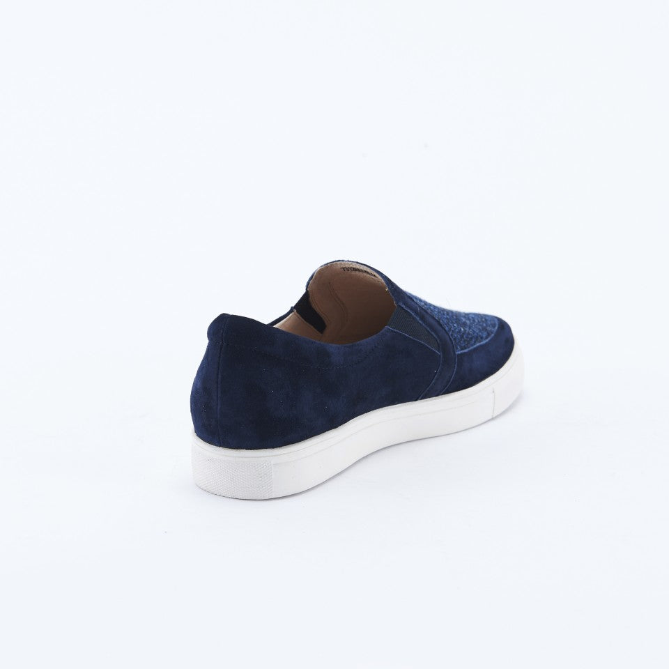 Women's Harris Tweed & Suede Trainers [3 colors]