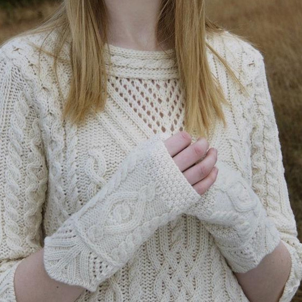 Aran Arm Warmers [4 Colors]