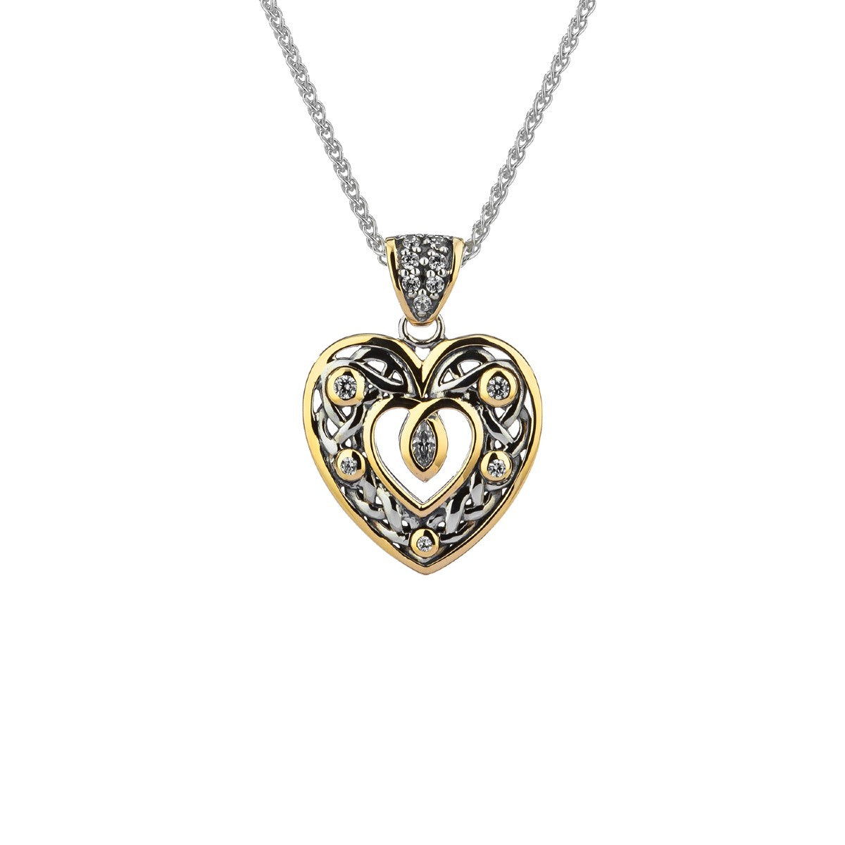 Celtic Open Heart Pendant