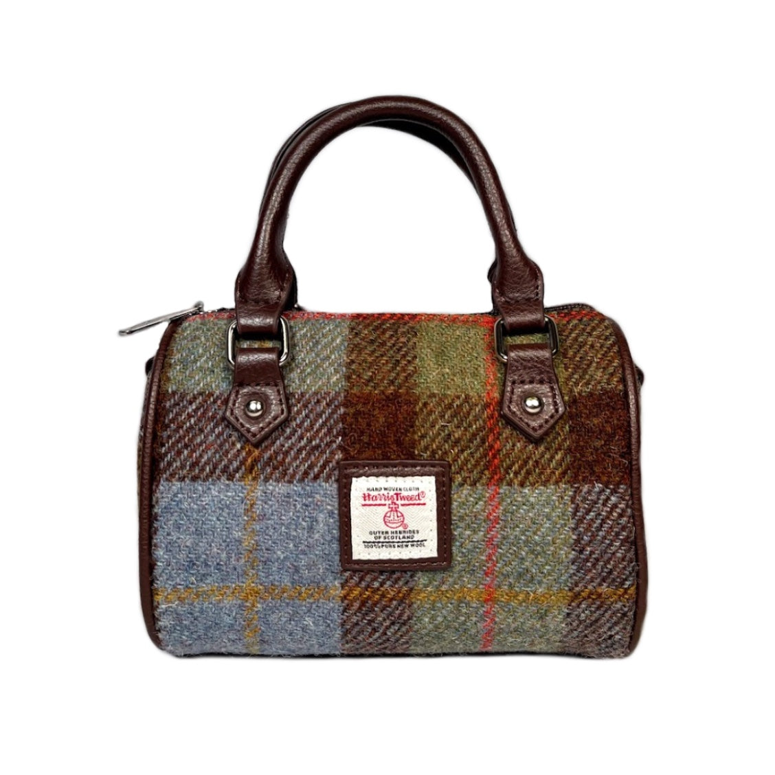 Harris Tweed Mini Bowling Handbag [17 Colors]