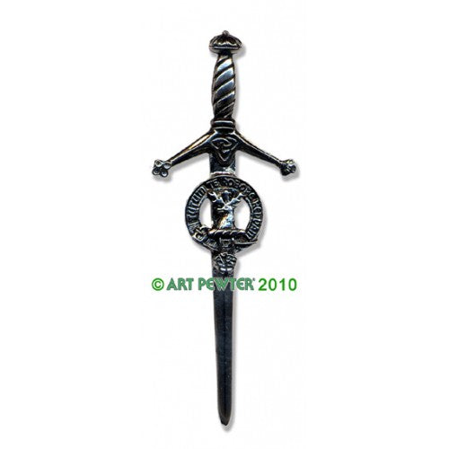 Clan Kilt Pin / Brooch from Art Pewter of Scotland — [ 68 Names ]