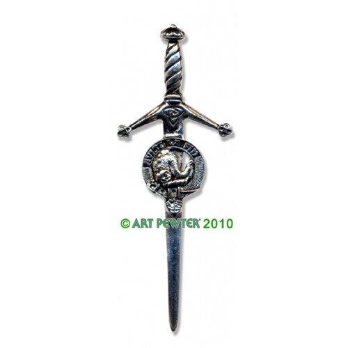 Clan Kilt Pin / Brooch from Art Pewter of Scotland — [ 68 Names ]