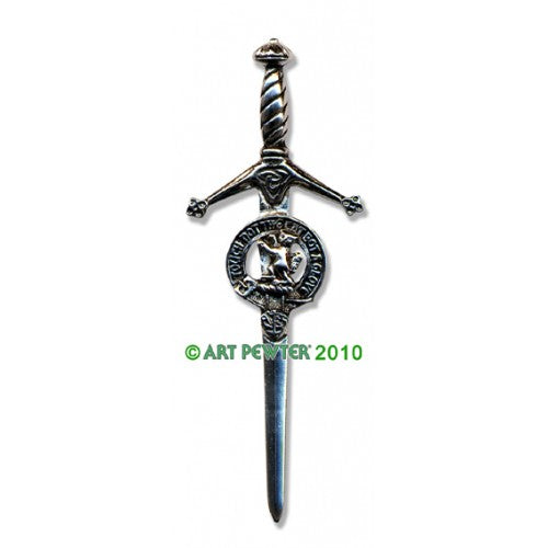 Clan Kilt Pin / Brooch from Art Pewter of Scotland — [ 68 Names ]