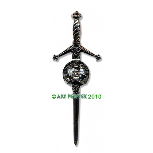 Clan Kilt Pin / Brooch from Art Pewter of Scotland — [ 68 Names ]
