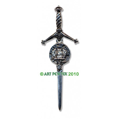 Clan Kilt Pin / Brooch from Art Pewter of Scotland — [ 68 Names ]