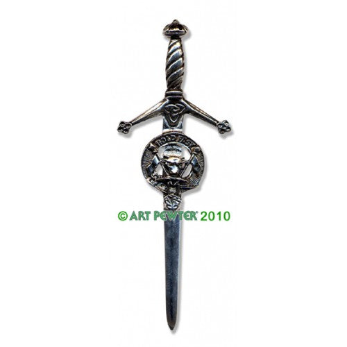 Clan Kilt Pin / Brooch from Art Pewter of Scotland — [ 68 Names ]
