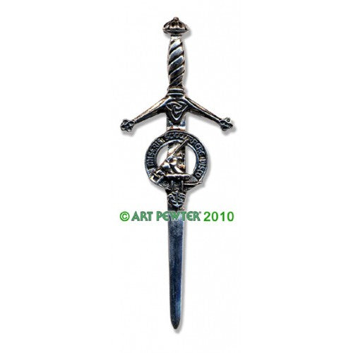 Clan Kilt Pin / Brooch from Art Pewter of Scotland — [ 68 Names ]