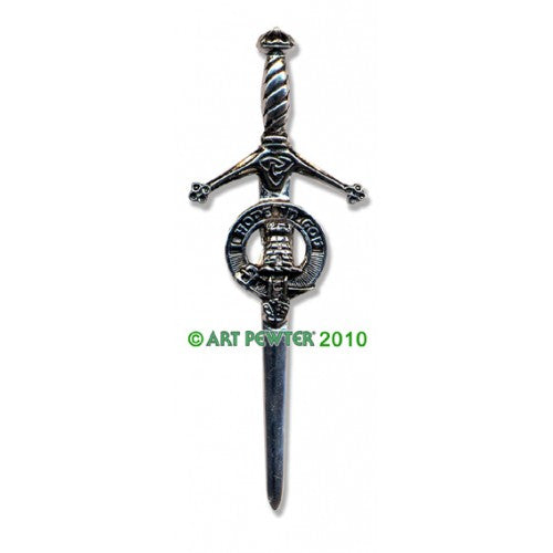 Clan Kilt Pin / Brooch from Art Pewter of Scotland — [ 68 Names ]