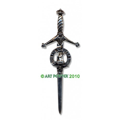 Clan Kilt Pin / Brooch from Art Pewter of Scotland — [ 68 Names ]