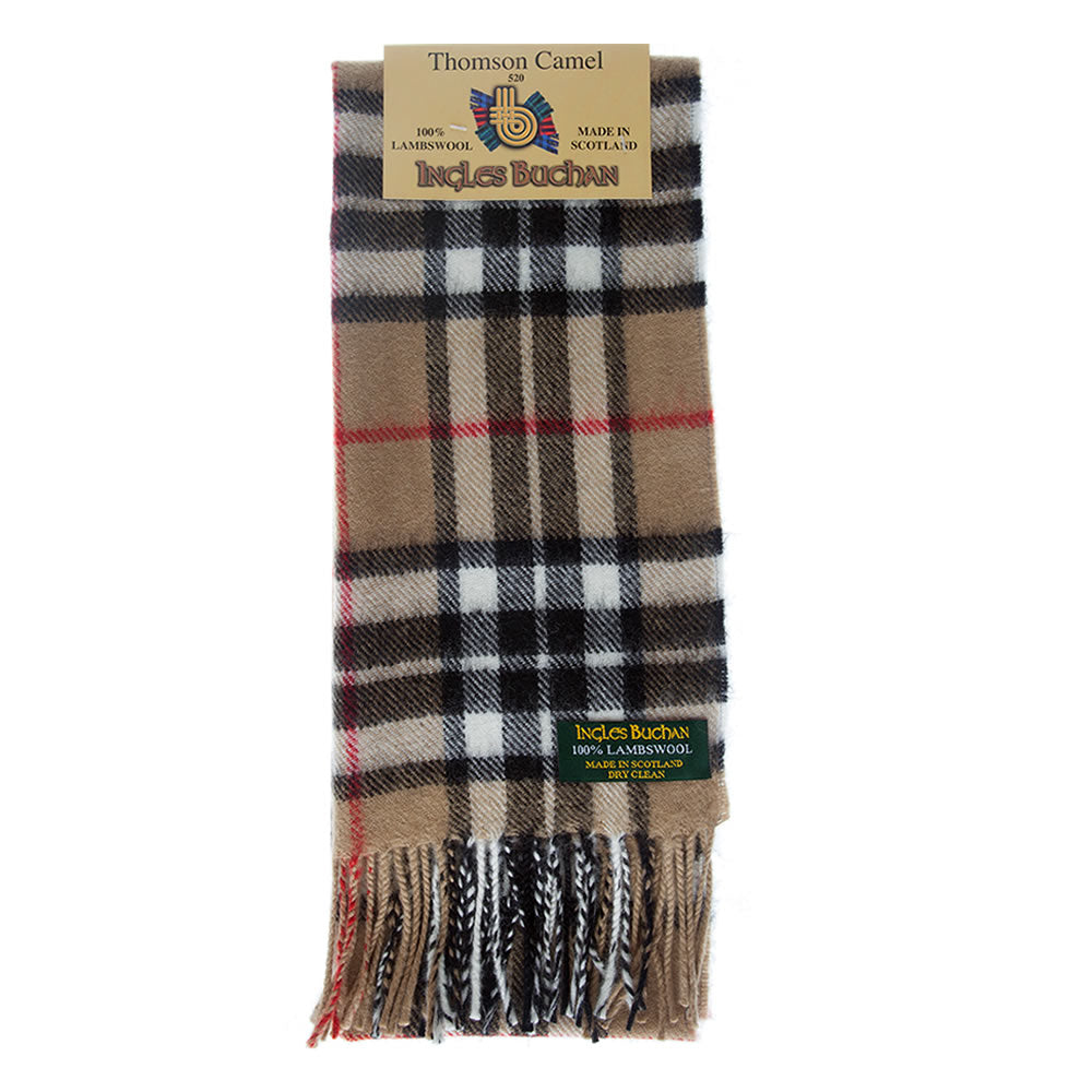 Brushed Wool Tartan Scarves [45 Tartans]