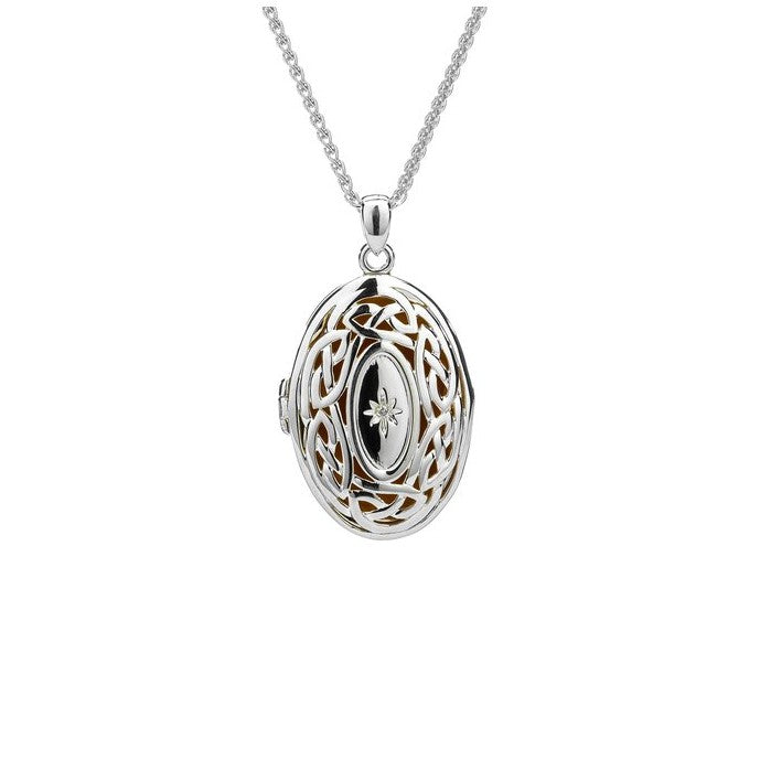 Window to the Soul Diamond Locket
