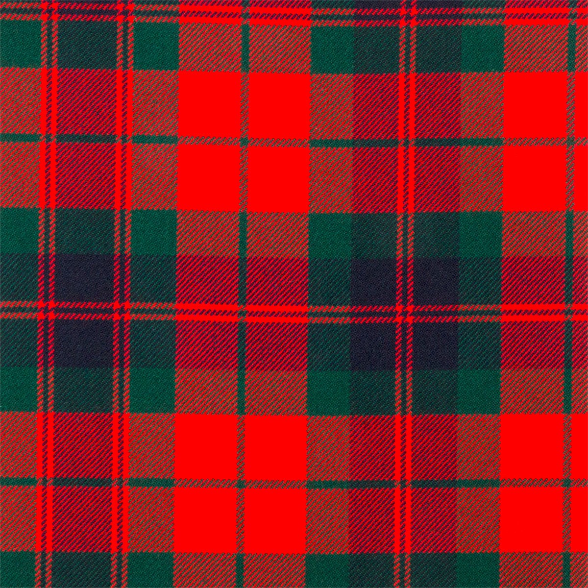 Worsted Wool Tartan Handkerchiefs / Pocket Squares — [ 42 Tartans ]